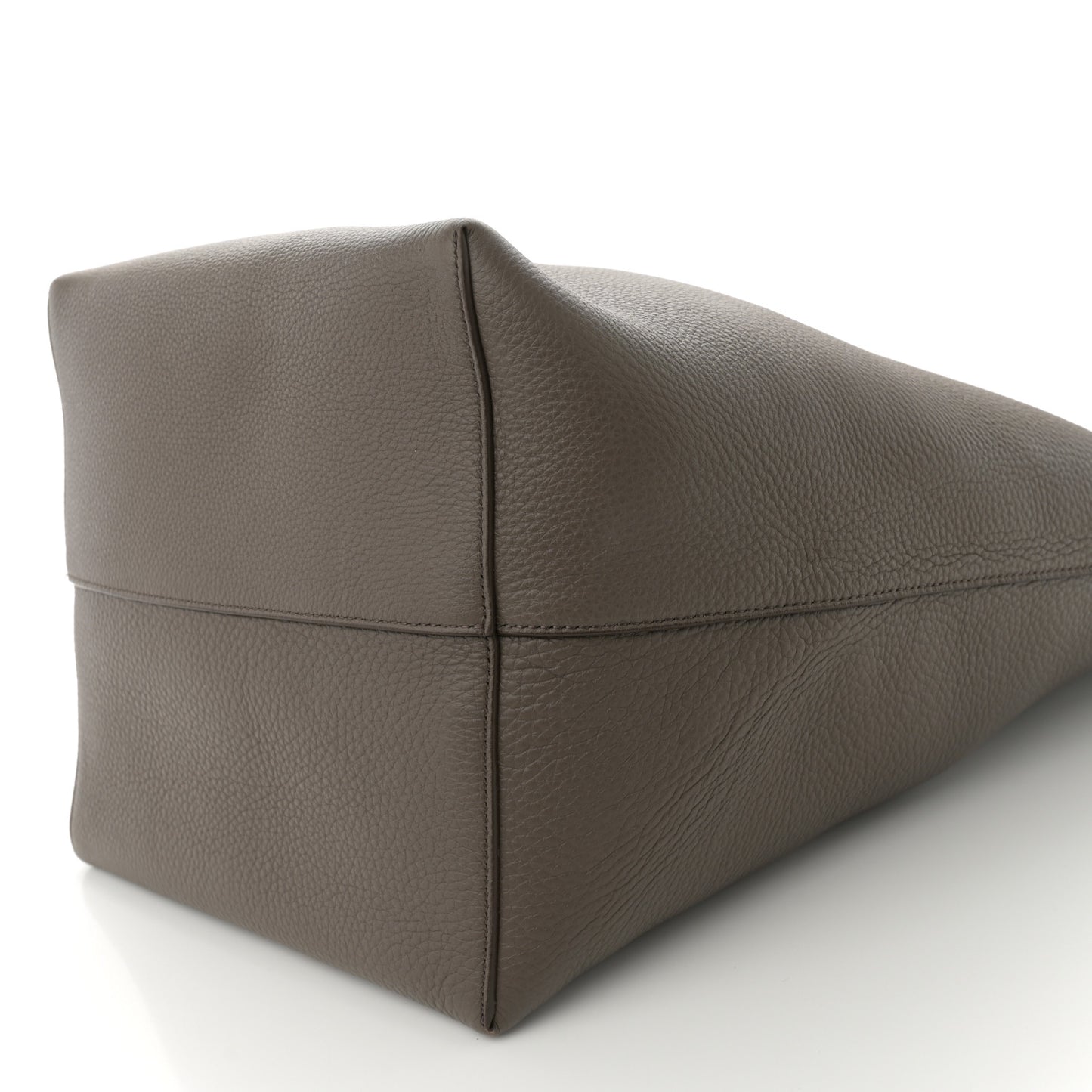 Grained Calfskin Large N/S Park Tote French Grey