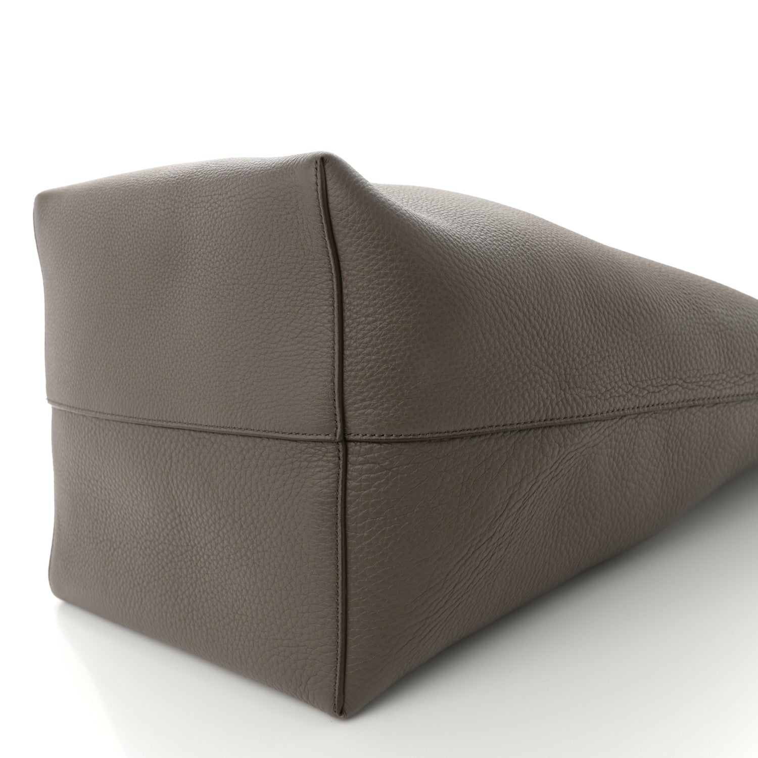 The Row Grained Calfskin Large N/S Park Tote French Grey 10 of 11