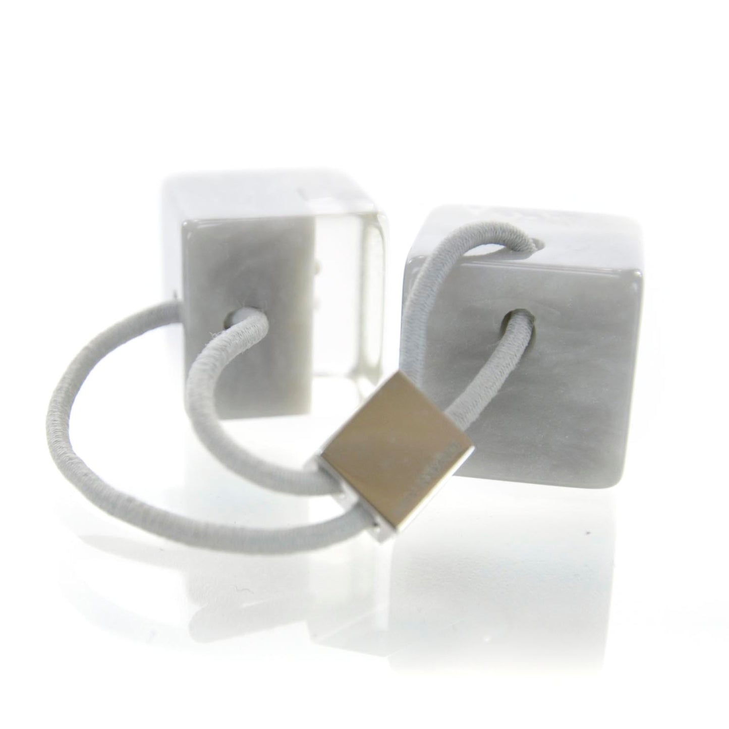Monogram Hair Cubes Inclusion Grey