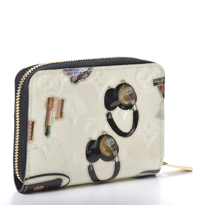 Louis Vuitton Vernis Stickers Zippy Coin Purse Wallet 2 of 7