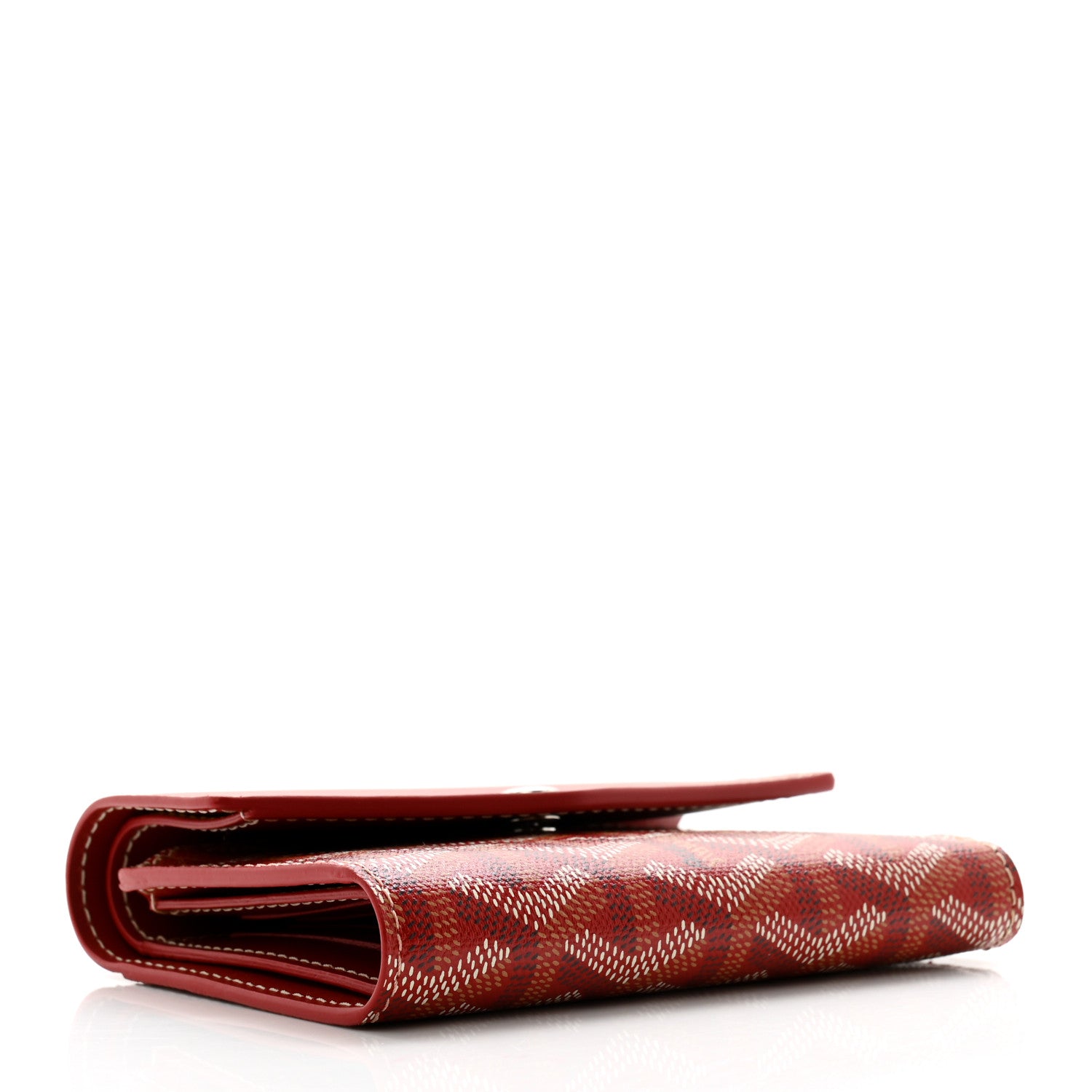 Goyard Goyardine Saint-Gabriel Compact Wallet Black Gold 4 of 8