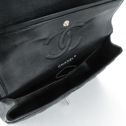 Chanel Caviar Quilted Medium Double Flap Bijoux Chain Black 5 of 8