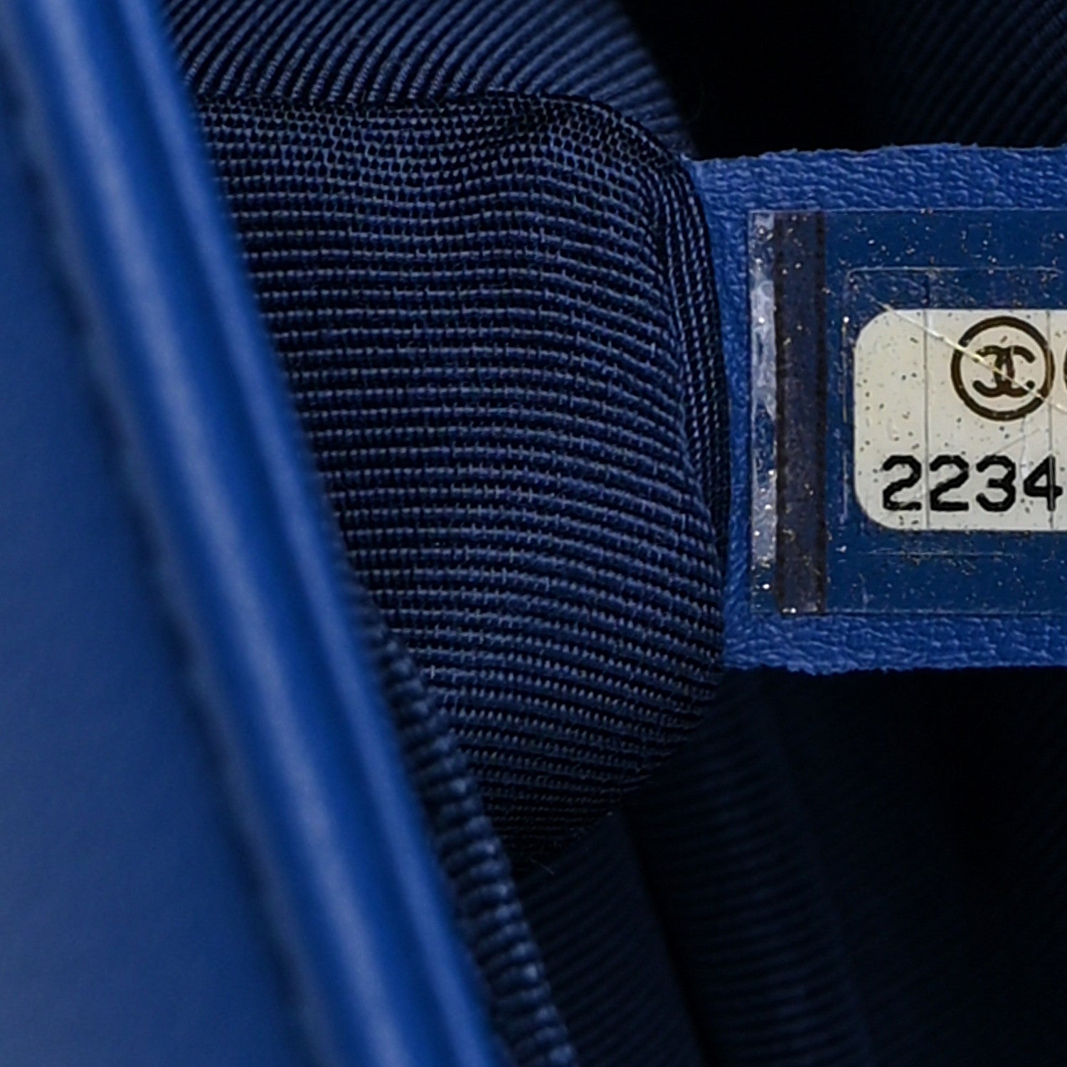 Chanel Lambskin Chevron Quilted New Medium Boy Flap Bright Blue 7 of 12