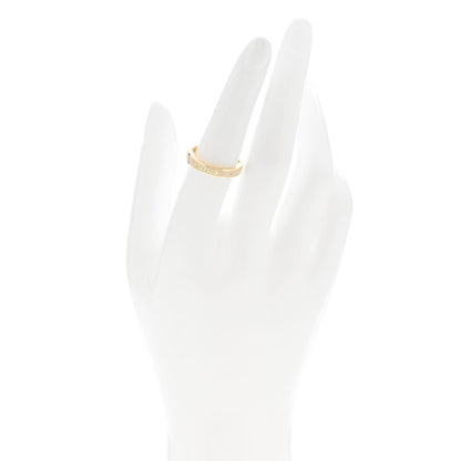 Foundrae 18K Yellow Gold Champleve Enamel Thin Passion Band Ring 54 7 White 2 of 6