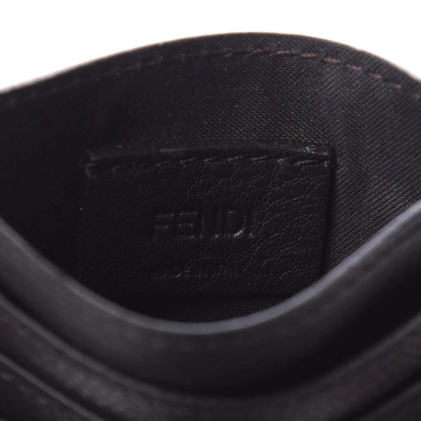 Vitello Cruise Bi-Color FF 1974 Embossed Card Holder Maya Black