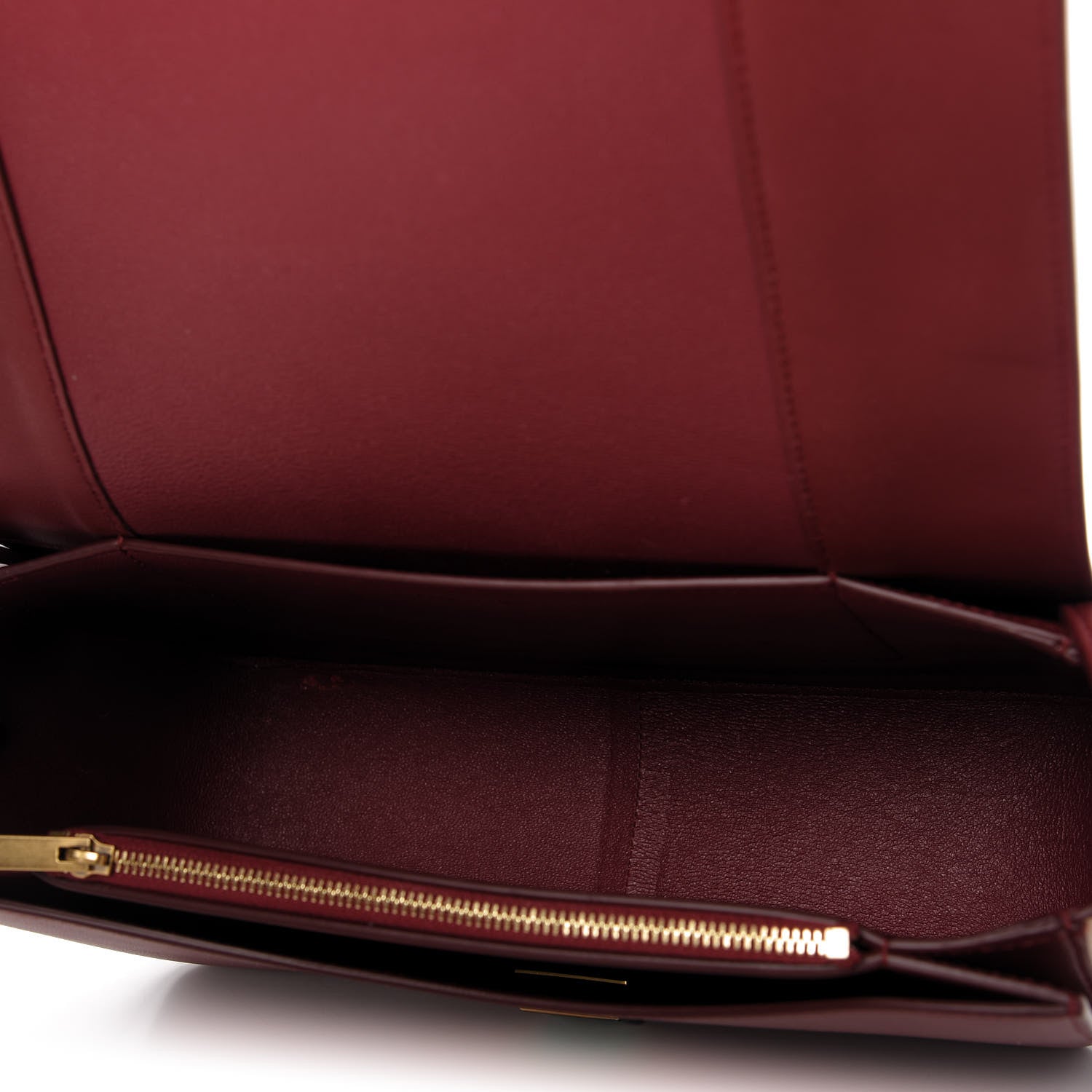 Celine Shiny Smooth Calfskin Medium Frame Shoulder Bag Ruby Nude 5 of 10