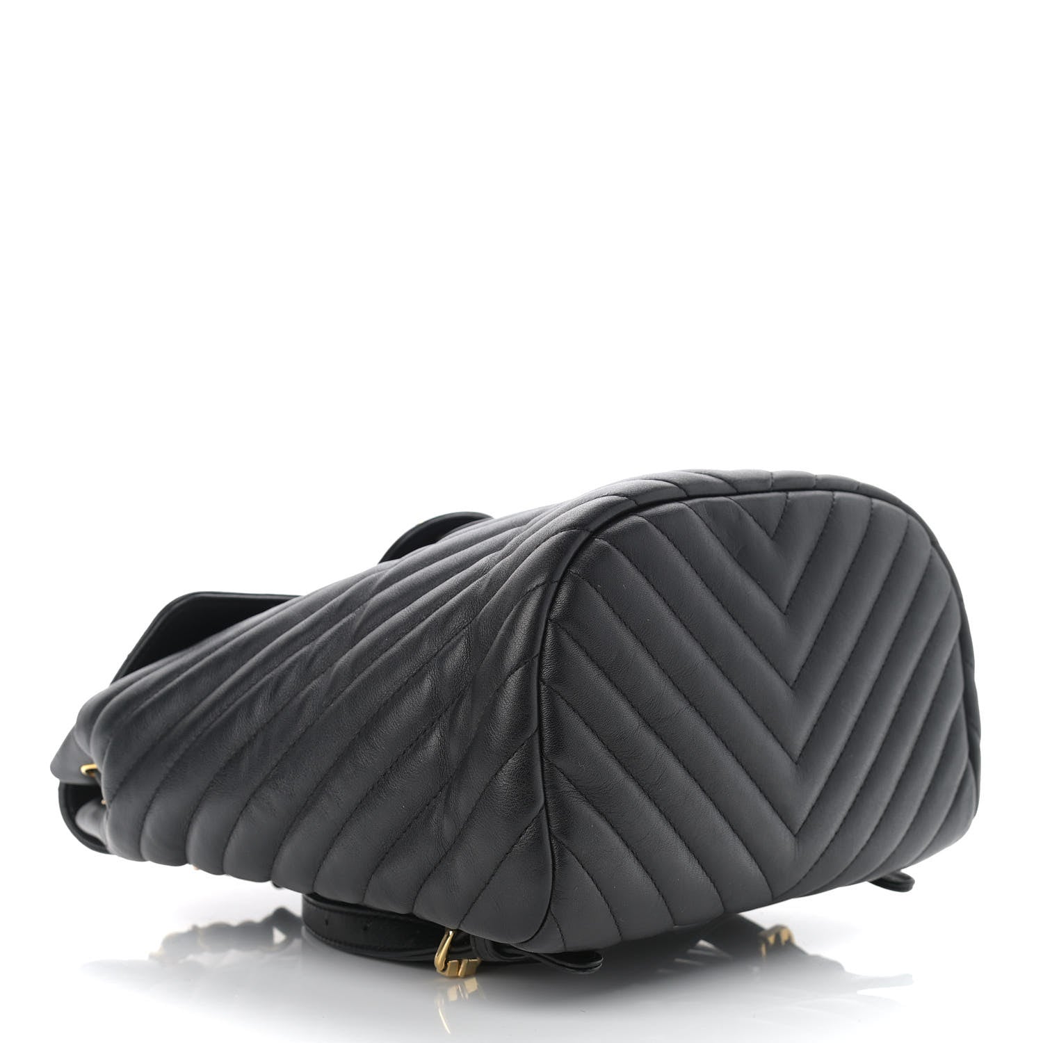 Chanel Lambskin Chevron Quilted Small Urban Spirit Backpack Black 4 of 13