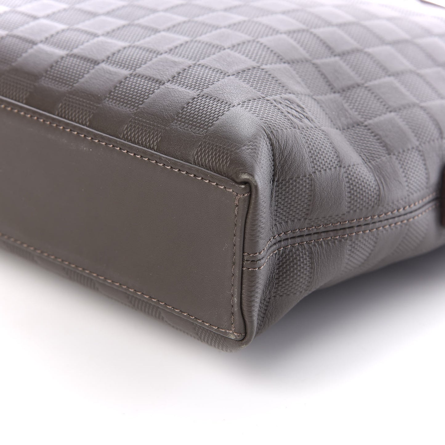 Damier Infini Porte-Documents Jour Granit