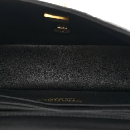 Chanel Lambskin Quilted Mini Top Handle Rectangular Flap Black 5 of 11