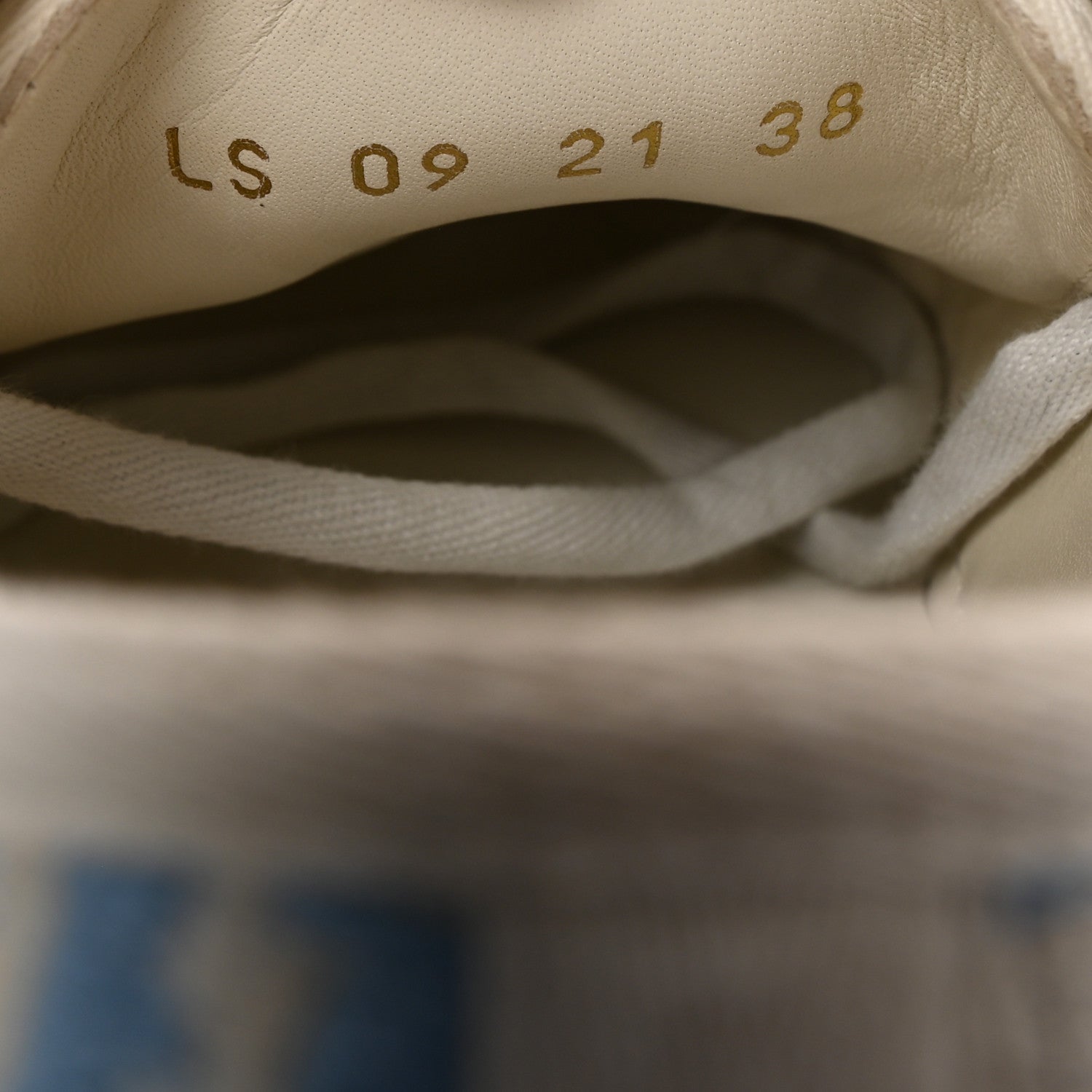 Christian Dior Canvas Oblique Walk'N'Dior Low Top Sneakers 38 Cornflower Blue 9 of 10
