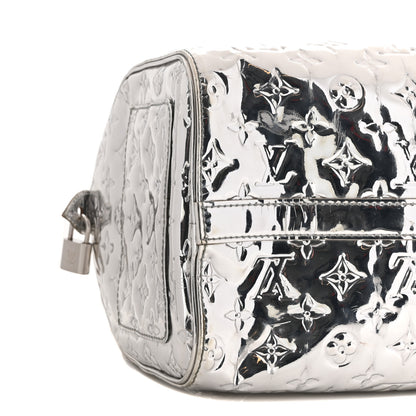 Louis Vuitton Monogram Miroir Speedy 30 Silver 8 of 9