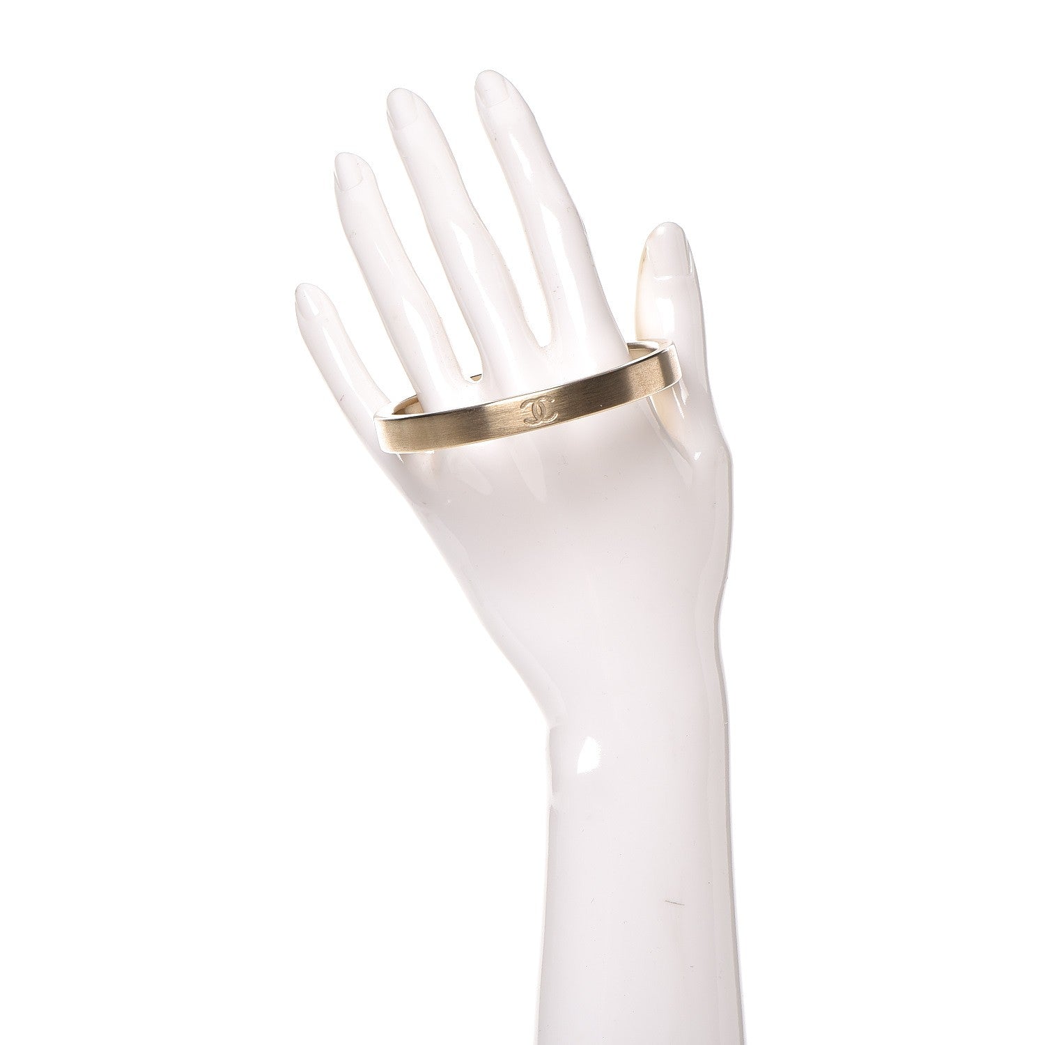 Chanel Metal CC Bangle Gold 2 of 4
