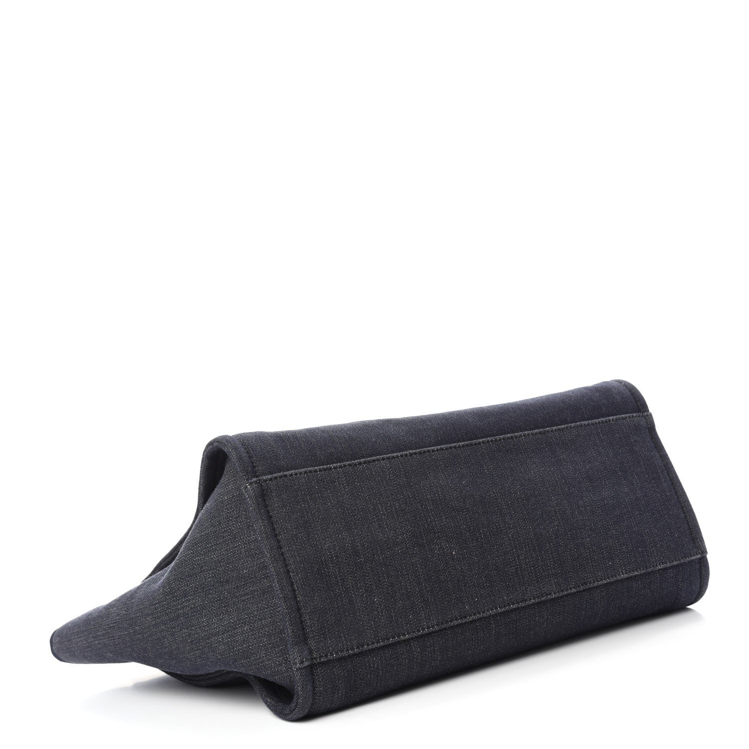 Chanel Denim Medium Deauville Tote Dark Blue 4 of 10