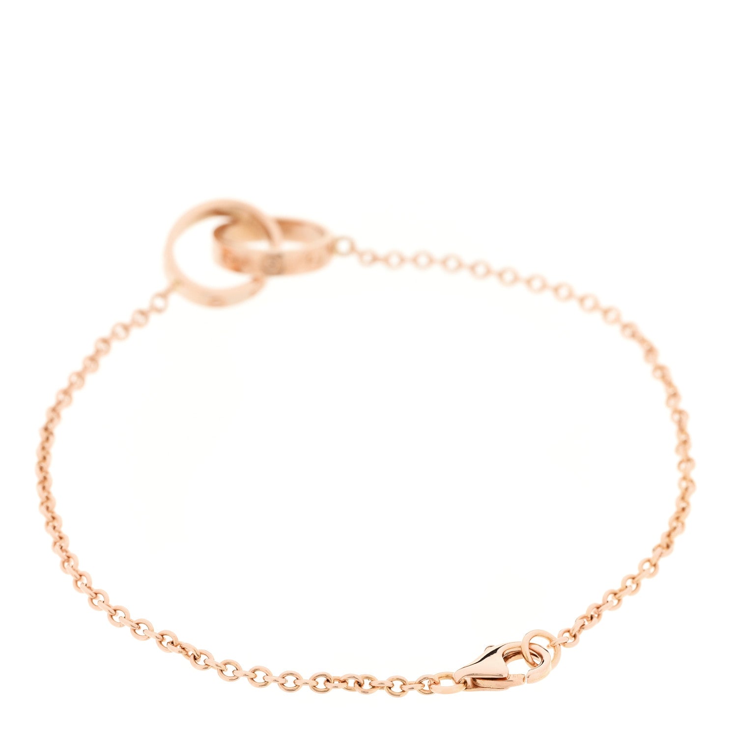 Cartier 18K Rose Gold Interlocking LOVE Bracelet 2 of 6