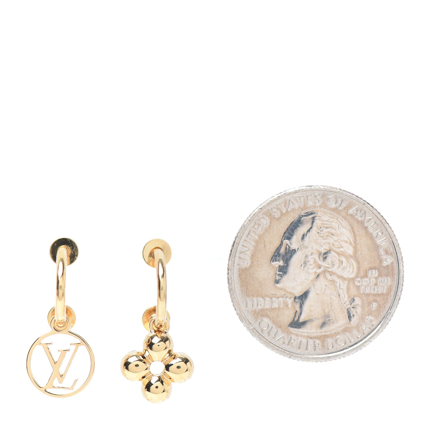 Brass Blooming Earrings Gold