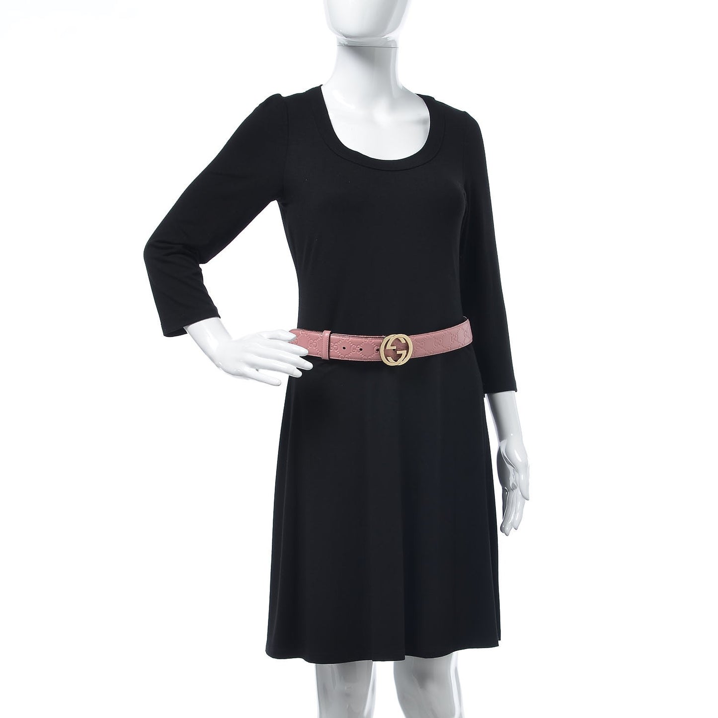 Guccissima Signature Interlocking G 37mm Belt 100 40 Rose Baby Candy