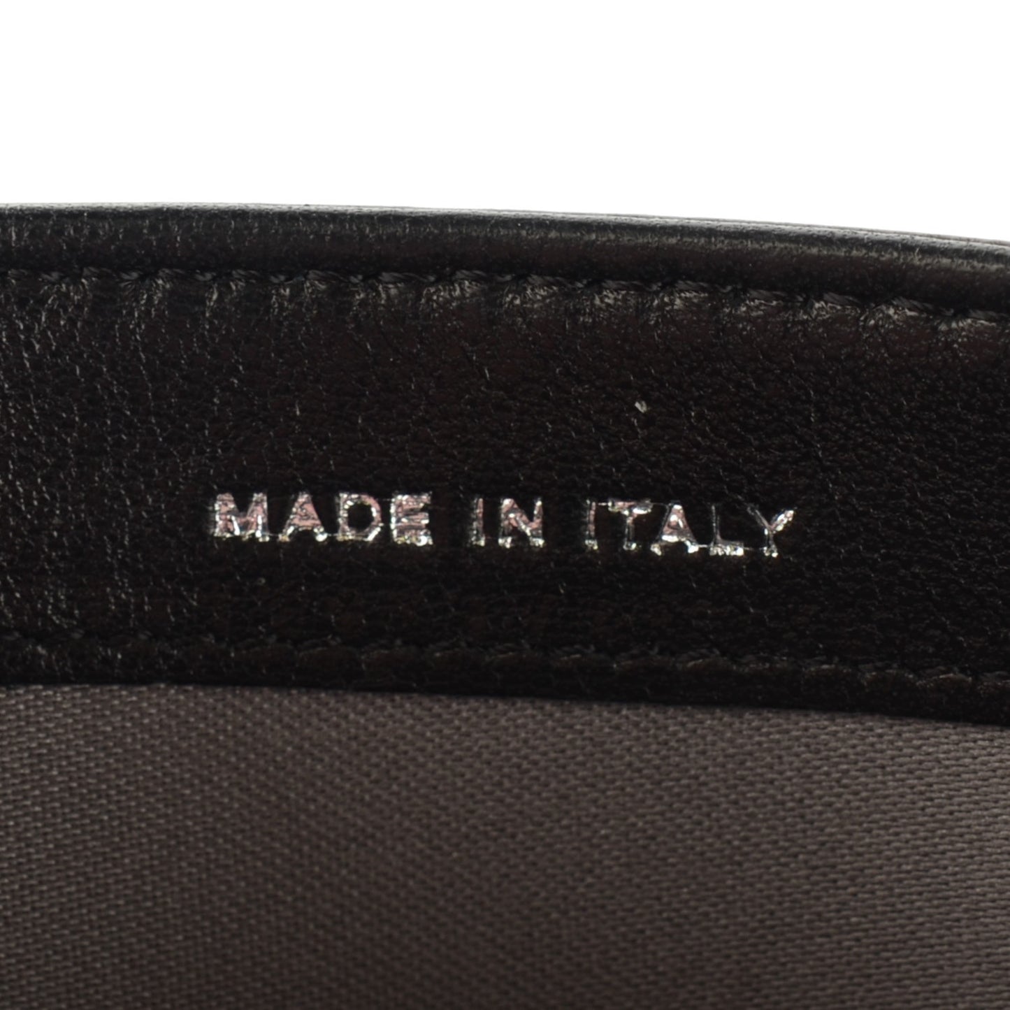 Lambskin Embossed Camellia Embossed Flap Wallet Black