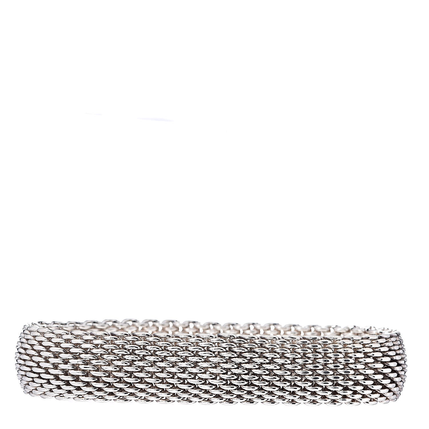 Tiffany Sterling Silver Somerset Mesh Bracelet 1 of 4