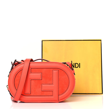 Fendi Vitello Grace Camoscio O'Lock Mini Camera Case Tulipano 10 of 10