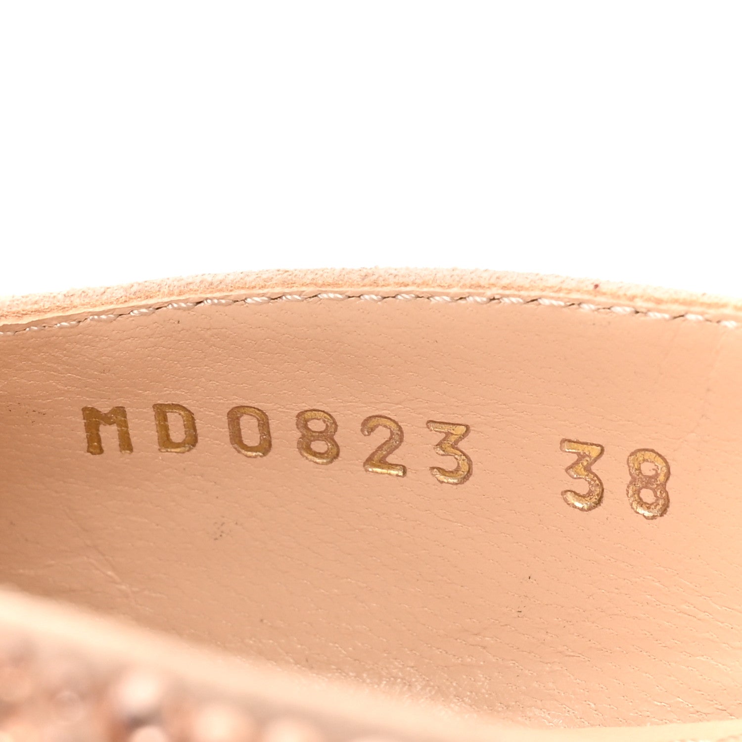 Christian Dior Suede Calfskin Strass Pearl Dior Rose Pumps 38 8 of 10