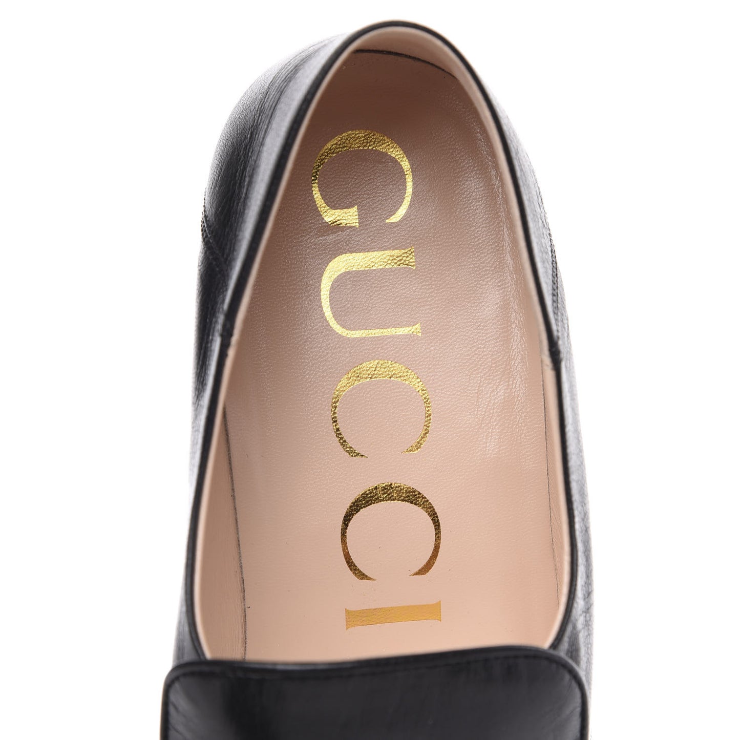 Goatskin Crystal Womens Horsebit Loafers 40.5 Black