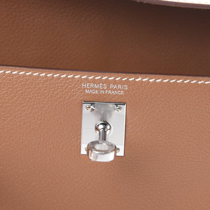 Hermes Evercolor Kelly Danse II Belt Bag Gold 5 of 11