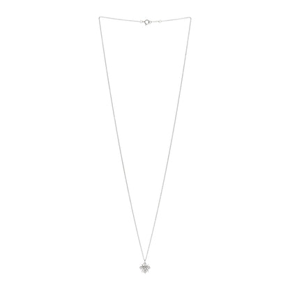 Tiffany Platinum Diamond Schlumberger Lynn Pendant Necklace 3 of 5