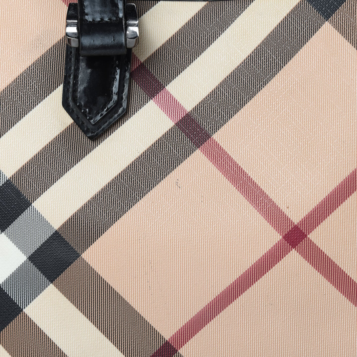 Nova Check Small Nickie Tote Black