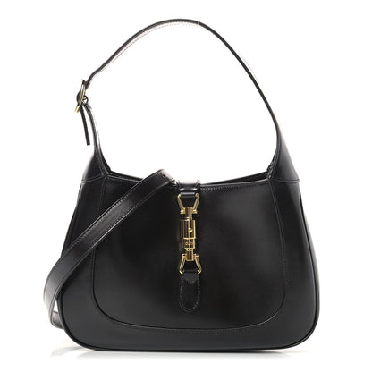 Gucci Boarded Dyana Lux Calfskin Small Jackie 1961 Hobo Black 1 of 11