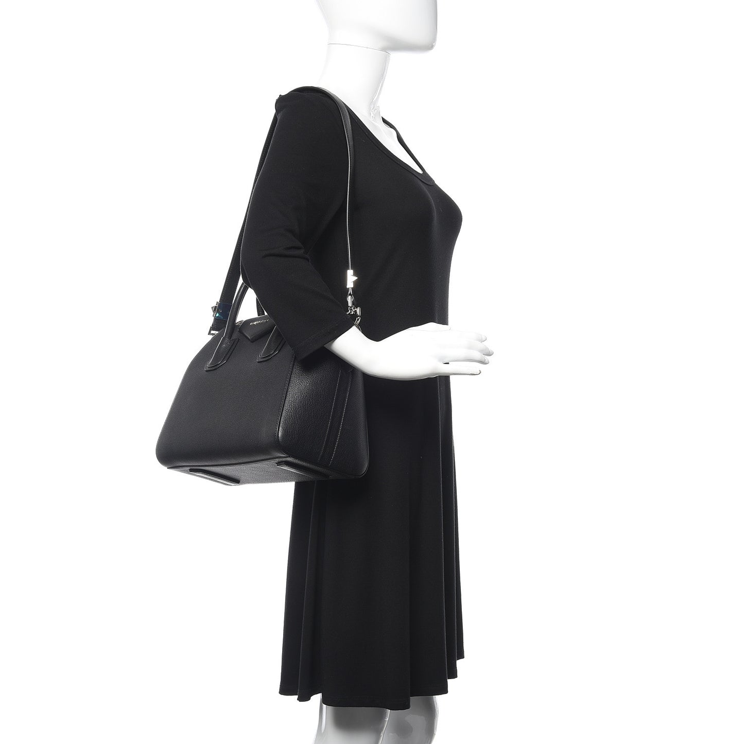 Sugar Goatskin Small Antigona Black
