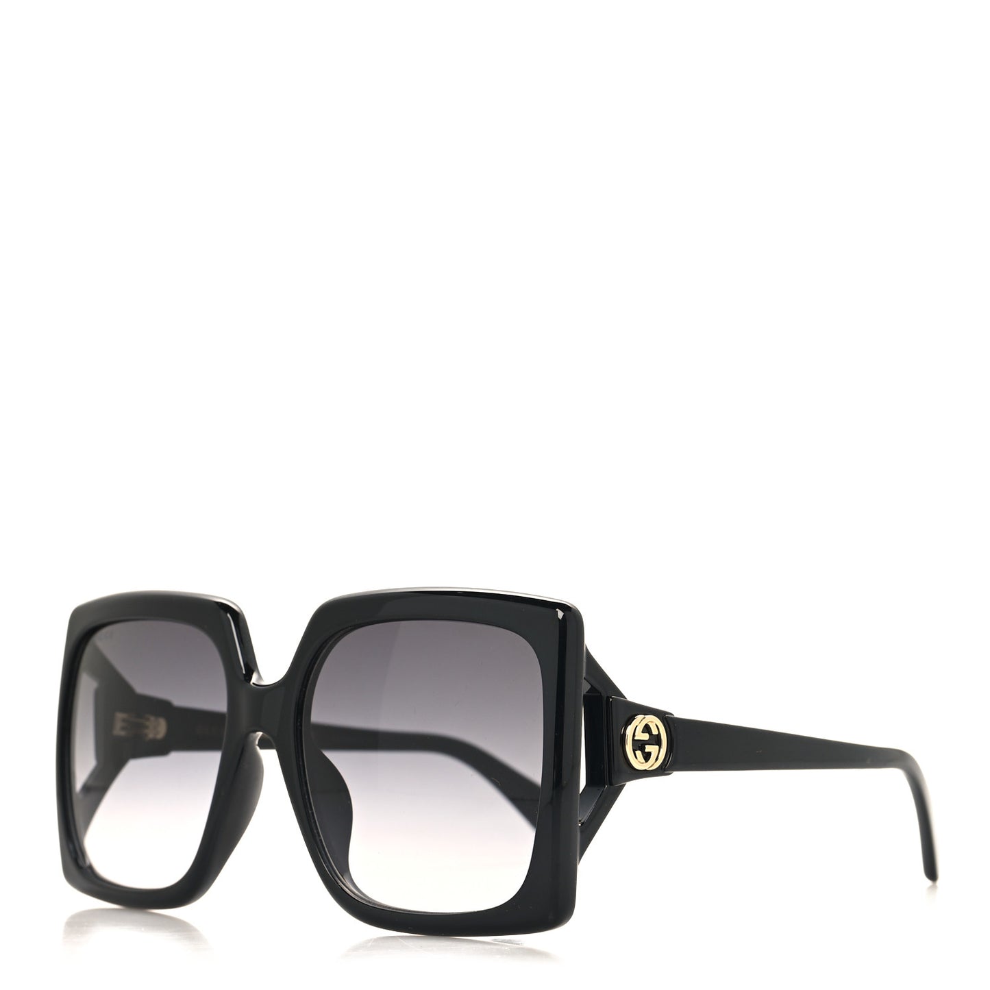 Acetate Square Frame Sunglasses GG0876SA Black
