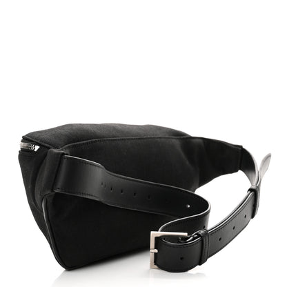 Saint Laurent Canvas Monogram Belt Bag Black 3 of 12