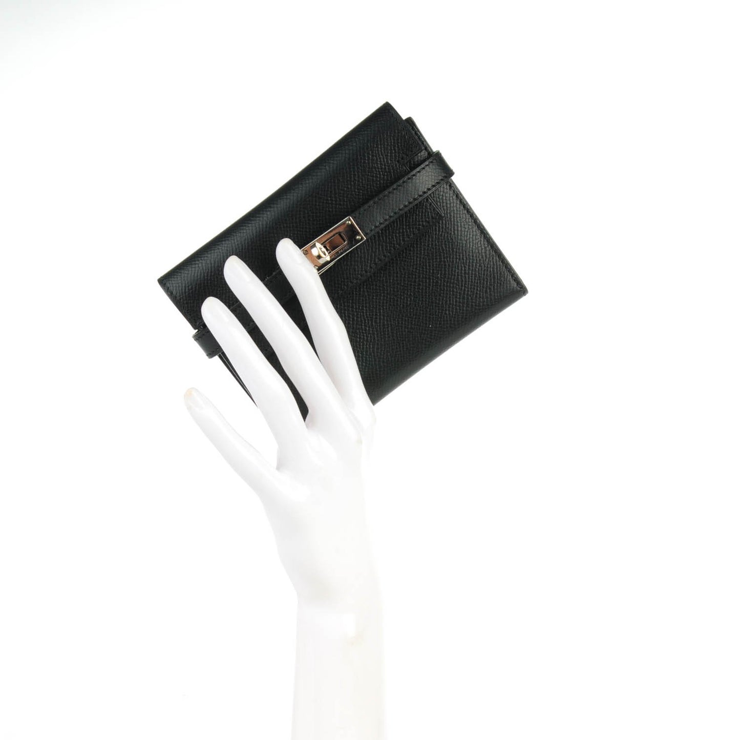 Epsom Medium Kelly Wallet Black