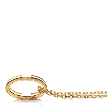 Hermes Lacquered Gold Pop H Pendant Necklace Rouge Corail 6 of 7