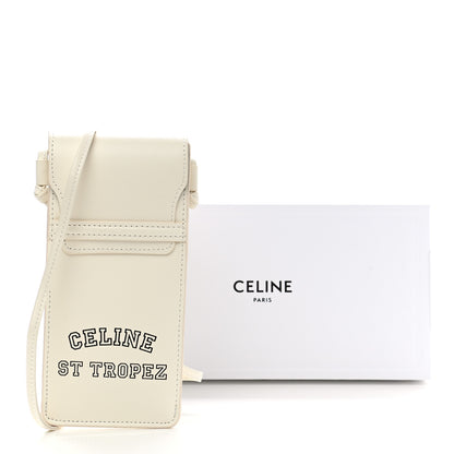Celine Calfskin St Tropez Sunglasses Pouch White 6 of 6