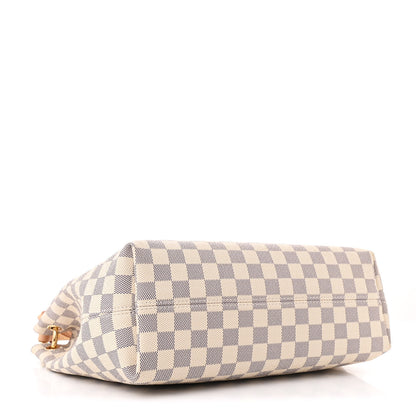 Louis Vuitton Damier Azur Graceful PM Rose Ballerine 4 of 10