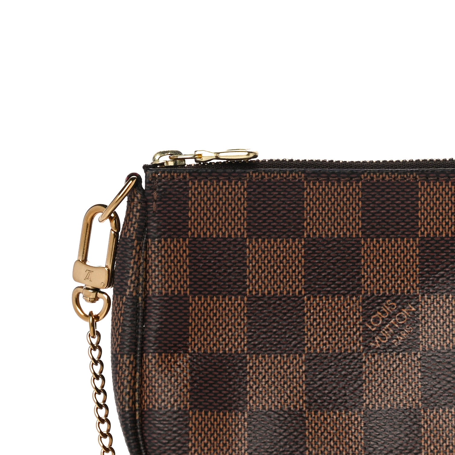 Louis Vuitton Damier Ebene Mini Pochette Accessories 8 of 10