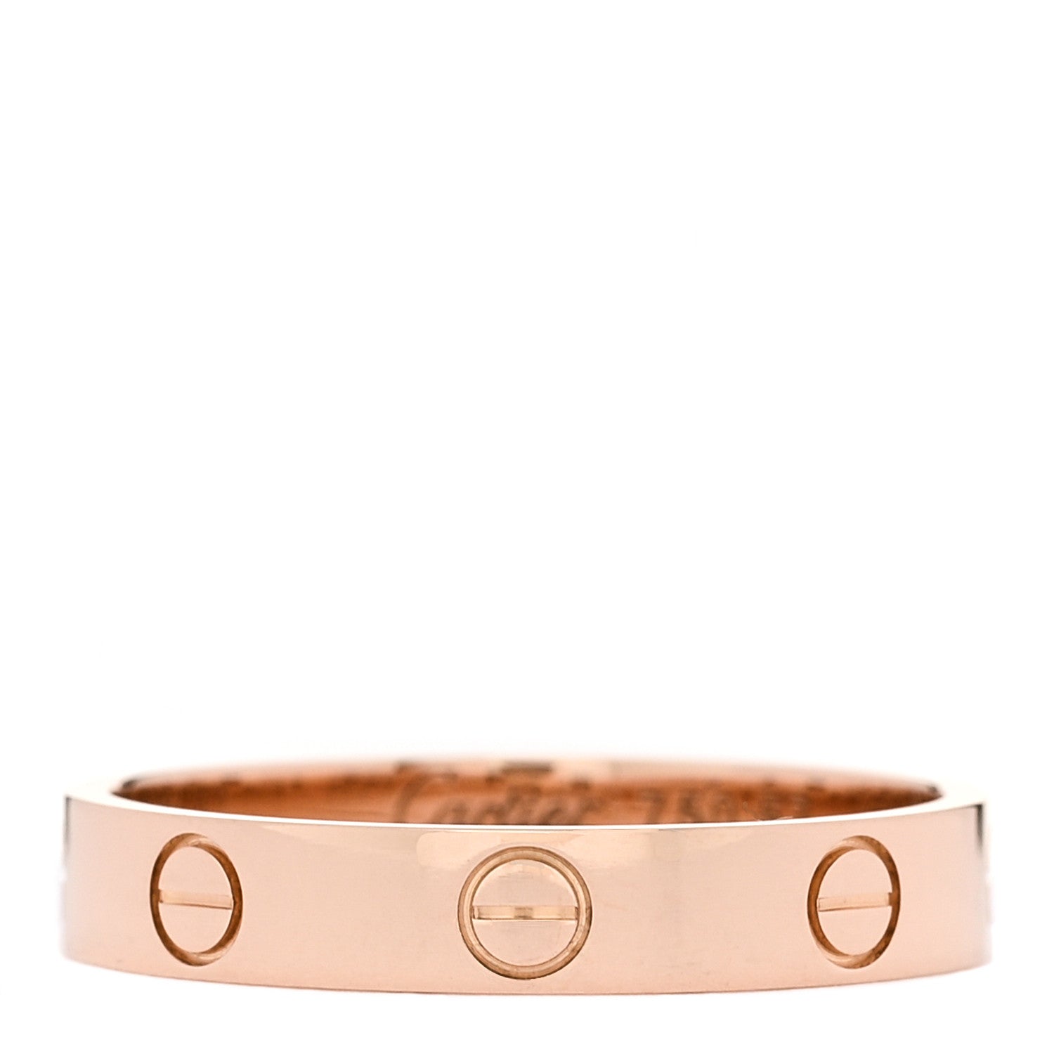 Cartier 18K Pink Gold 3.5mm LOVE Wedding Band Ring 57 8 1 of 4