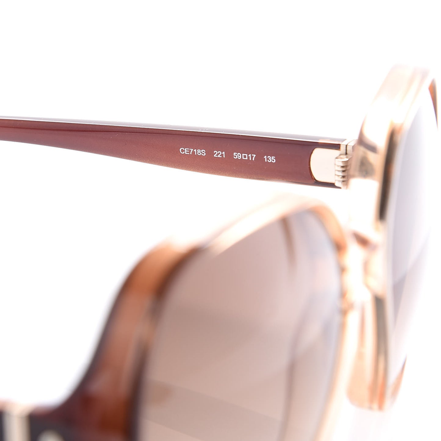 Misha Retro Round Sunglasses CE718S Brown