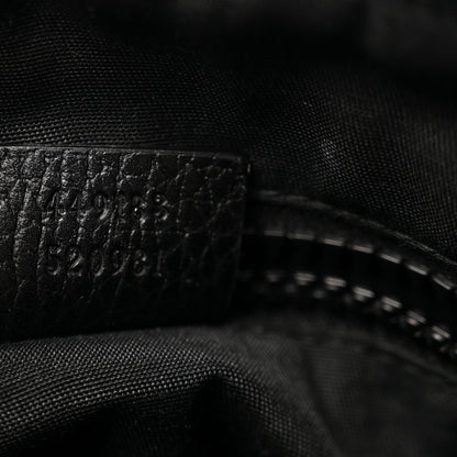 Gucci Nylon Monogram Mini Flat Messenger Bag Black 6 of 12