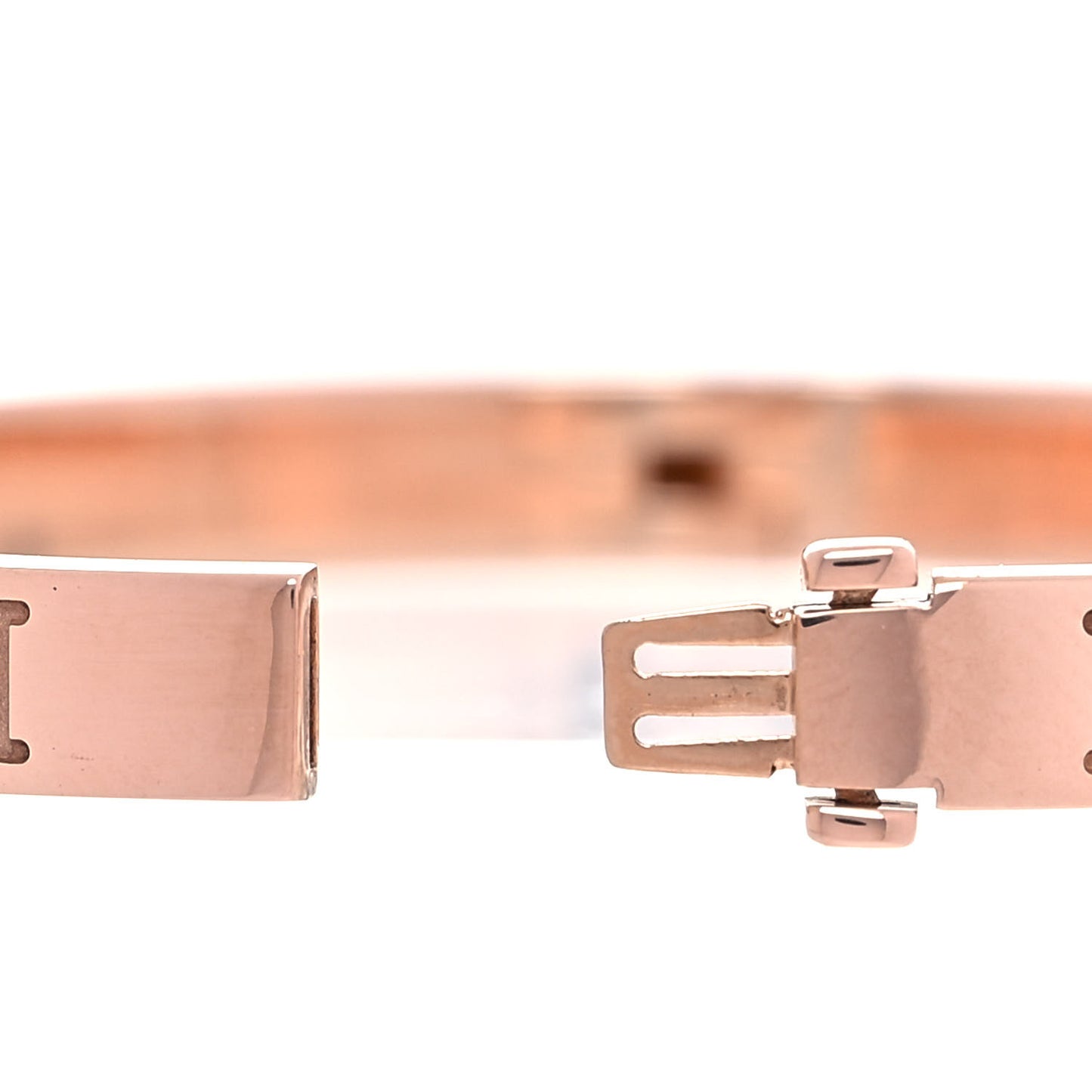 18K Rose Gold Diamond B.Zero1 Essential Bangle Bracelet S