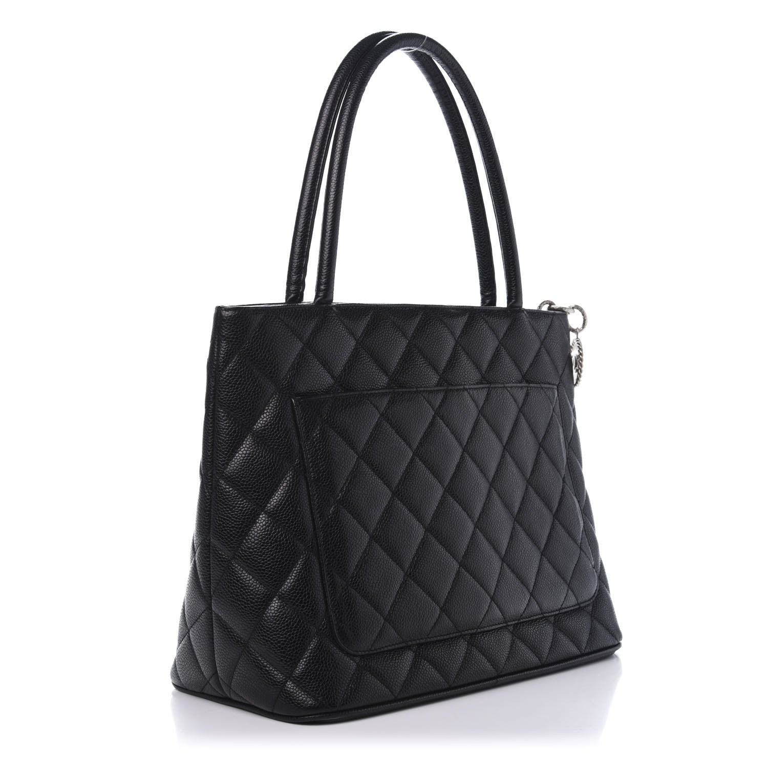 Chanel Caviar Quilted Medallion Tote Black 3 of 13