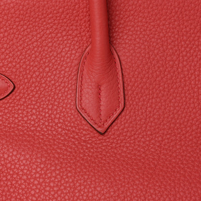 Hermes Taurillon Clemence Birkin 35 Bougainvillea 12 of 33