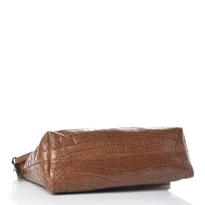 Burberry Alligator Mink Little Crush Bag Brown 4 of 15