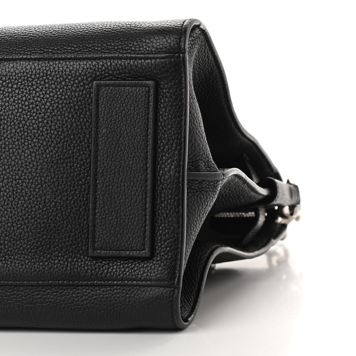 Grained Calfskin Small Supple Sac De Jour Black