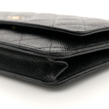 Chanel Caviar Quilted Wallet on Chain WOC Black 11 of 14