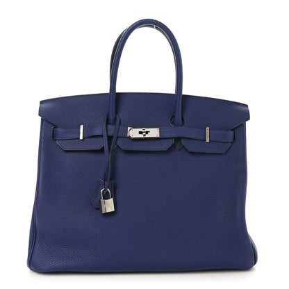Hermes Togo Birkin 35 Bleu Encre 1 of 11