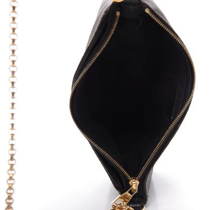 Louis Vuitton Monogram Pallas Clutch Black 5 of 11