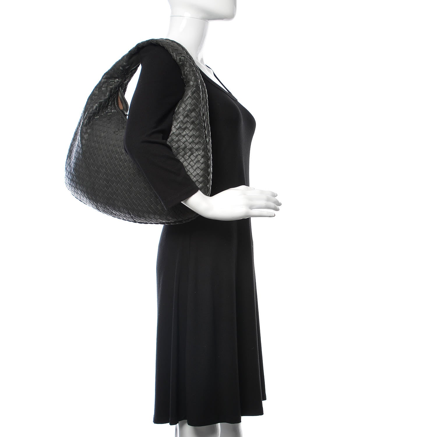 Bottega Veneta Nappa Intrecciato Large Veneta Hobo Ardoise 2 of 11
