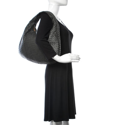 Bottega Veneta Nappa Intrecciato Large Veneta Hobo Ardoise 2 of 11